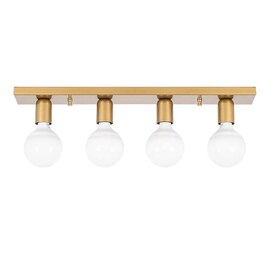 Mirro 4 Light Ceiling Light in Gold
