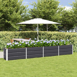 Modenza 320 x 45cm Garden Steel Planter In Anthracite