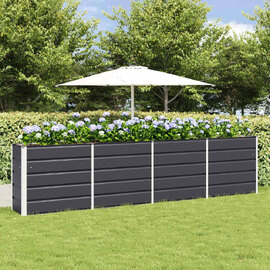 Modenza 320 x 75cm Garden Steel Planter In Anthracite