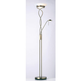 Monaco Floor Lamp In Antique Brass