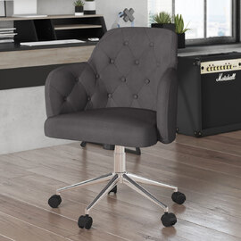 Montana Fabric Home and Office Chair in Grey