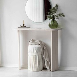 Montero Solid Wood Dressing Table in White