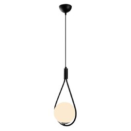 Mudoni Metal Ceiling Pendant Light in Black