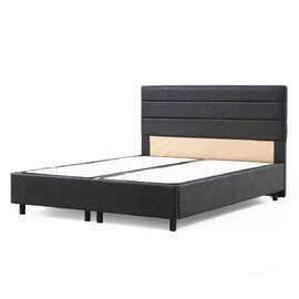 Mylor Fabric Ottoman Storage Small Double bed in Anthracite