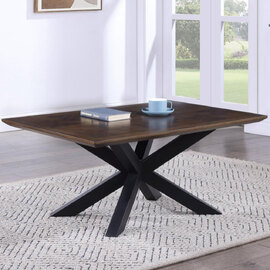 Narva Parquet Wooden Coffee Table In Walnut