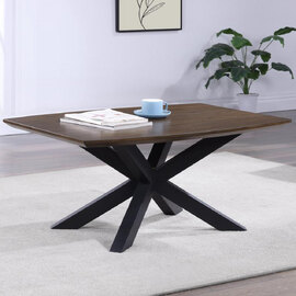 Narva Wooden Rectangular Coffee Table In Walnut