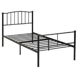 Navarre Metal Single Bed In Black