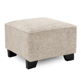 Nepean Fabric Foot Stool In Stone
