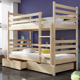 Newry Wooden Bunk Bed Without Mattress In Pine