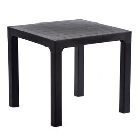 Novato Outdoor Polypropylene Dining Table In Anthracite