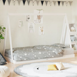 Nuoro 90x200cm Wooden Children Daybed In White