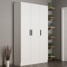 Nylor Wooden Hallway Storage Furniture with 3 Doors in White