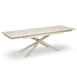 Ocoee Wooden Extending Dining Table in Natural Stone