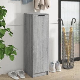 Octave Wooden Shoe Storage Cabinet In Grey Sonoma Oak