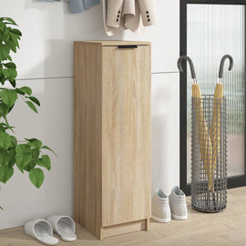 Octave Wooden Shoe Storage Cabinet In Sonoma Oak