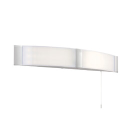 Onan Shaver Bathroom Linear Wall Light In Chrome