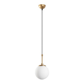 Orbital Small Metal Pendant Ceiling Light in Gold