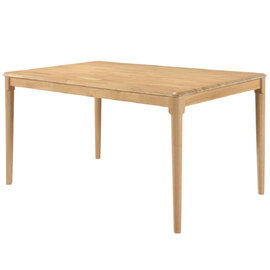 Orillia Wooden Rectangular Dining Table In Oak