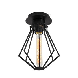 Oylat Metal Ceiling Light in Black