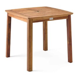 Ozone Square Outdoor Wooden Dining Table in Natural