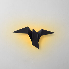Pacali Small Metal Wall Light in Black