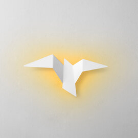 Pacali Small Metal Wall Light in White