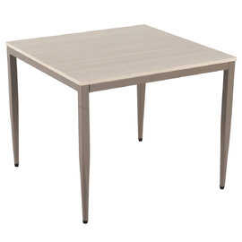 Palmerton Ceramic Square End Table In Matt Latte