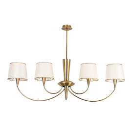 Pardo 4 Light Metal Chandelier Light in Antique