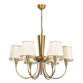 Pardo 6 Light Metal Chandelier Light in Antique