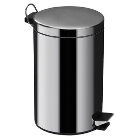 Parker Stainless Steel 5 Litre Pedal Bin In Silver