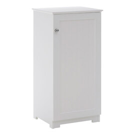Partland Wooden Bathroom Cabinet With 1 Door In White
