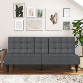 Penrose Fabric Sofa Bed in Anthracite