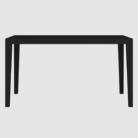 Peoria Wooden Rectangular Dining Table In Wenge