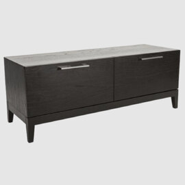 Peoria Wooden TV Stand With 2 Drawers In Wenge