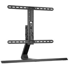 Perth 75'' Swivel Table Top Aluminium TV Stand - Black
