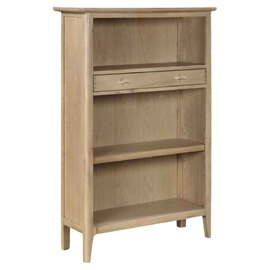 Petaluma Wooden Bookcase With 3 Shelves - Oak