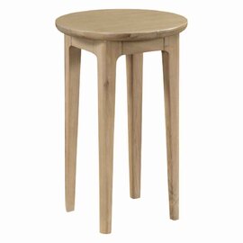 Petaluma Wooden Round Side Table - Oak