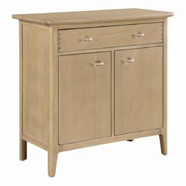Petaluma Wooden Sideboard With 2 Doors 1 Drawer - Oak