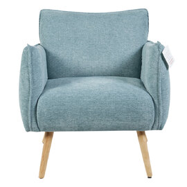 Picton Fabric 1 Seater Sofa - Teal