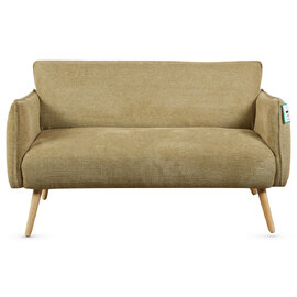 Picton Fabric 2 Seater Sofa - Olive Green