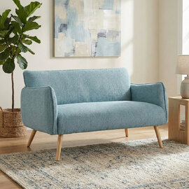Picton Fabric 2 Seater Sofa in Teal
