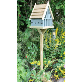 Piercy Wooden Garden Bird Table In Natural