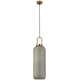 Pipette Acid Glass Ceiling Pendant Light In Brass