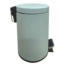 Polaris Metal 3 Litre Pedal Bin in Sage Green