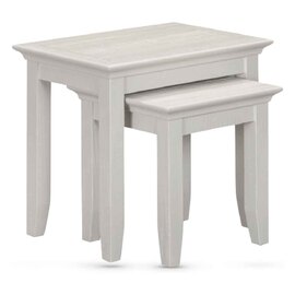 Prague Wooden Nest Of 2 Tables - Truffle