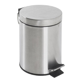 Prichard Stainless Steel 3 Litre Pedal Bin In Silver
