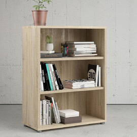 Primora Wooden Home and Office Bookcase In Oak