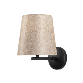 Profil Metal Wall Light in Black and Cream