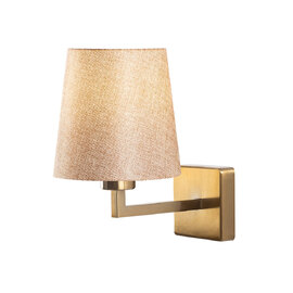 Profil Metal Wall Light in Gold and Cream