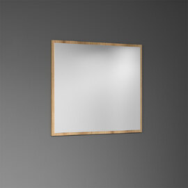 Provence Glass Wall Mirror with Evoke Oak Wooden Frame